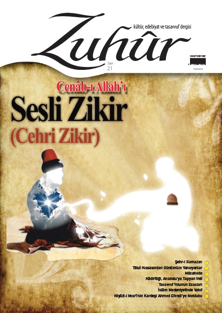 Zuhur Dergisi 21. Say n resmi